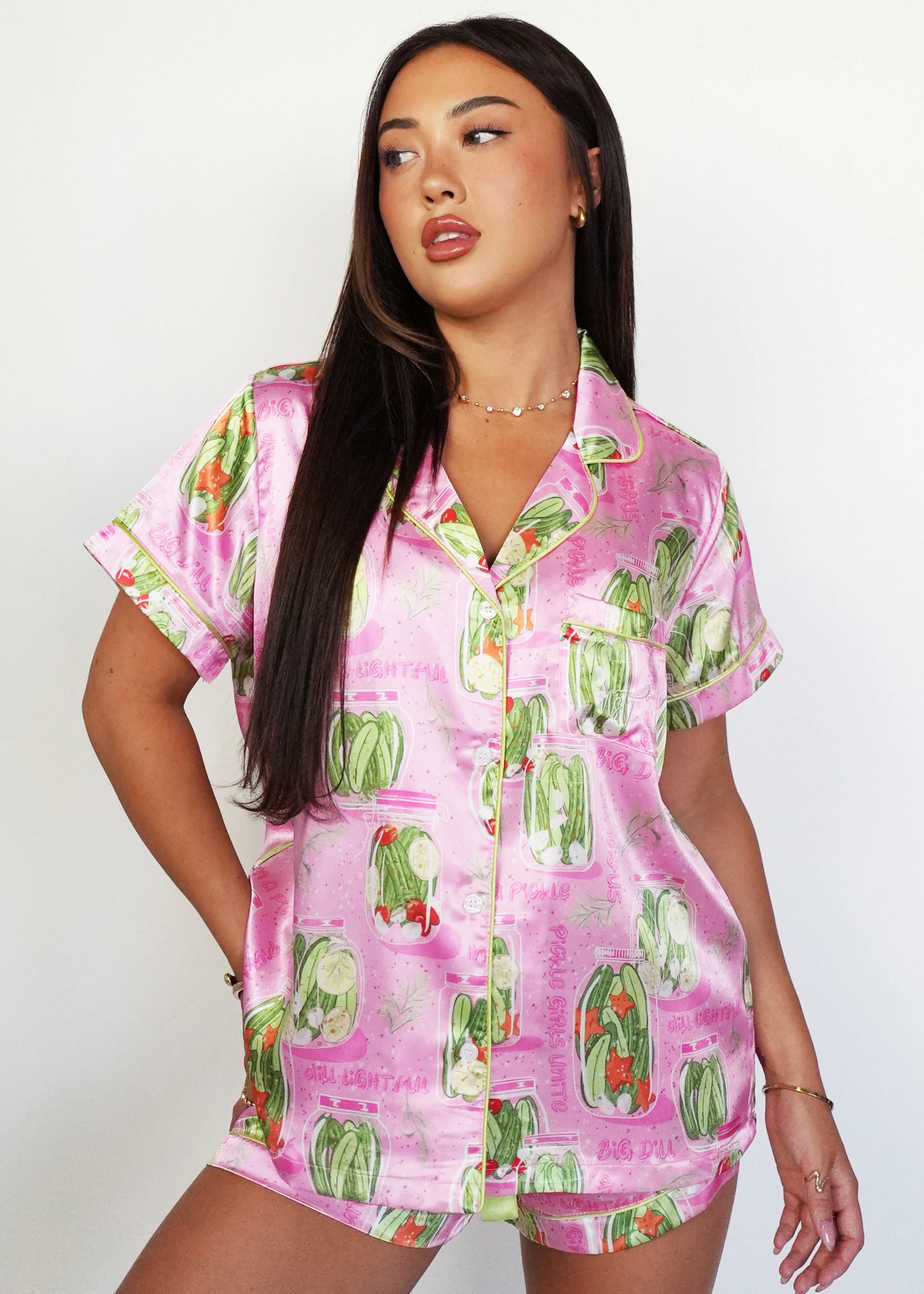 Pickles Short Satin PJ Set - Image 3